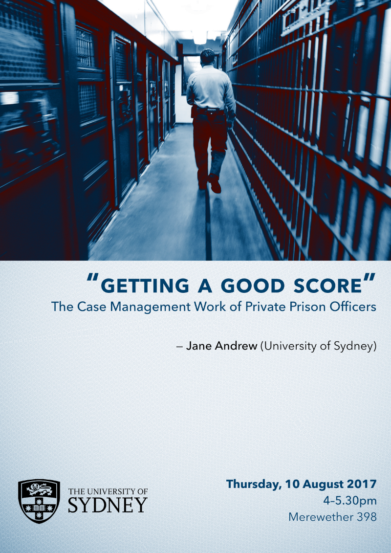 Jane Andrew, '“Getting A Good Score”: The Case Management Work Of ...